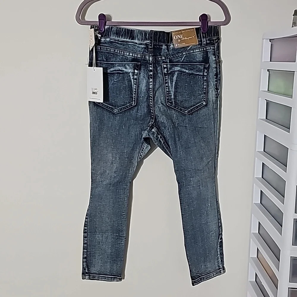 One Teaspoon Phoenix Killers Denim Jogger Pants NWT - Picture 8 of 10